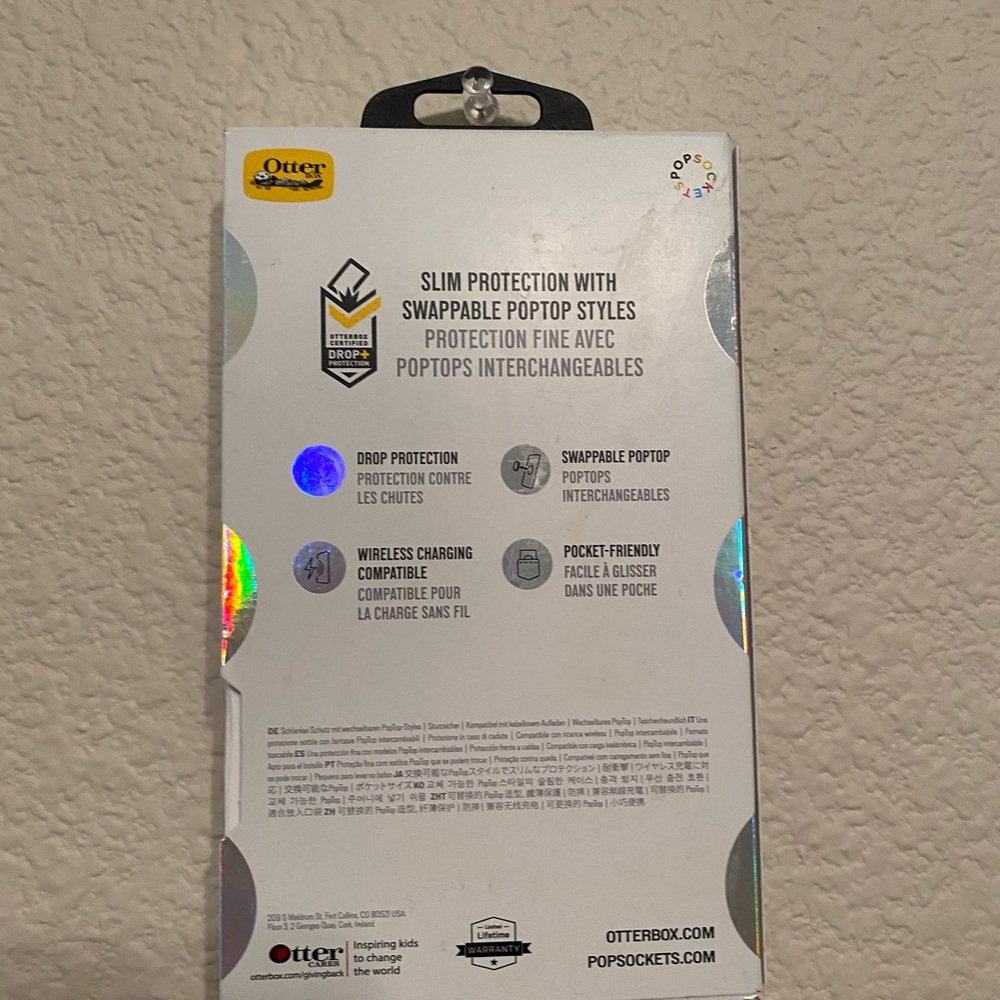 Otter box with pop socket iPhone 11 case. New.